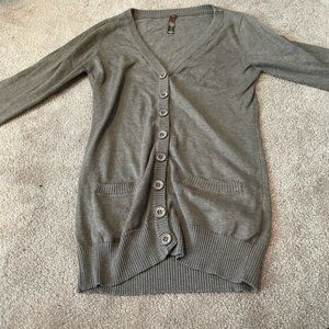 GREY Cardigan long sleeve great condition size S